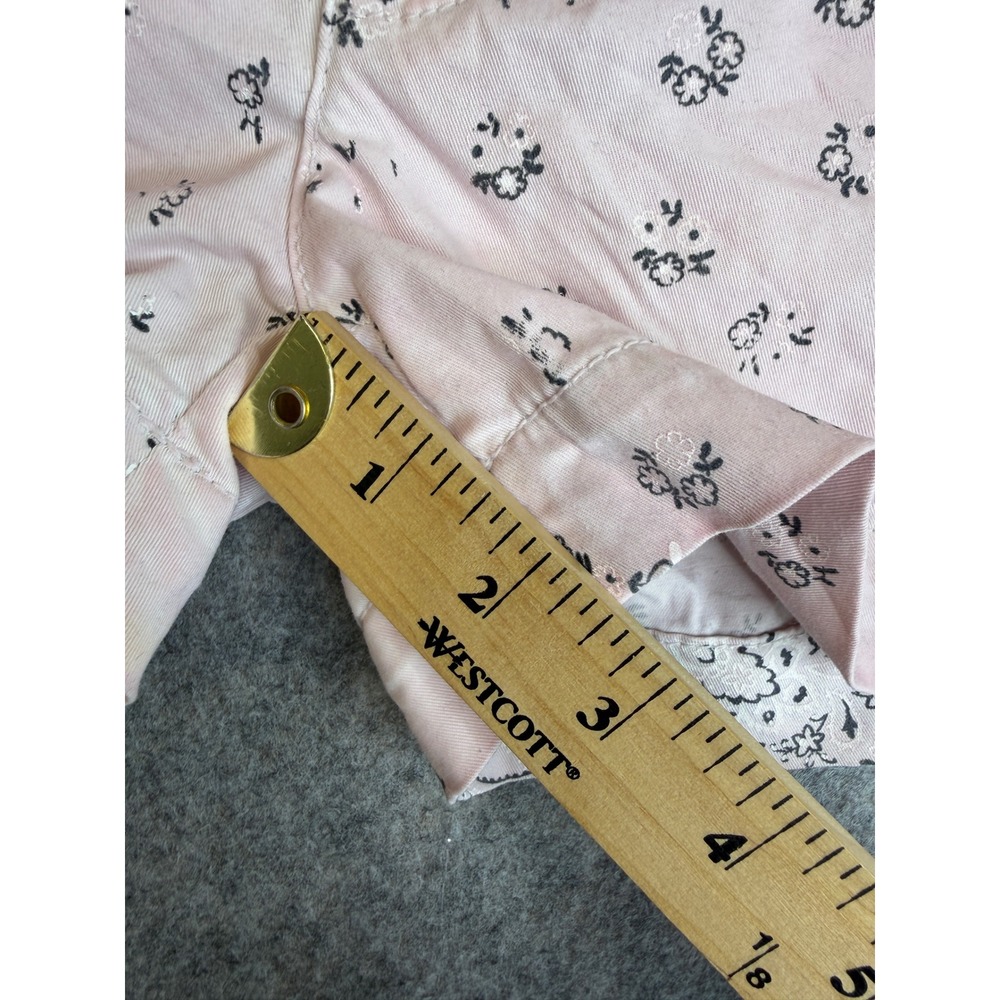 Vintage Y2K D&G Dolce & Gabbana Pink Bandana Print Low Rise Shorts 26 Western - Picture 6 of 12